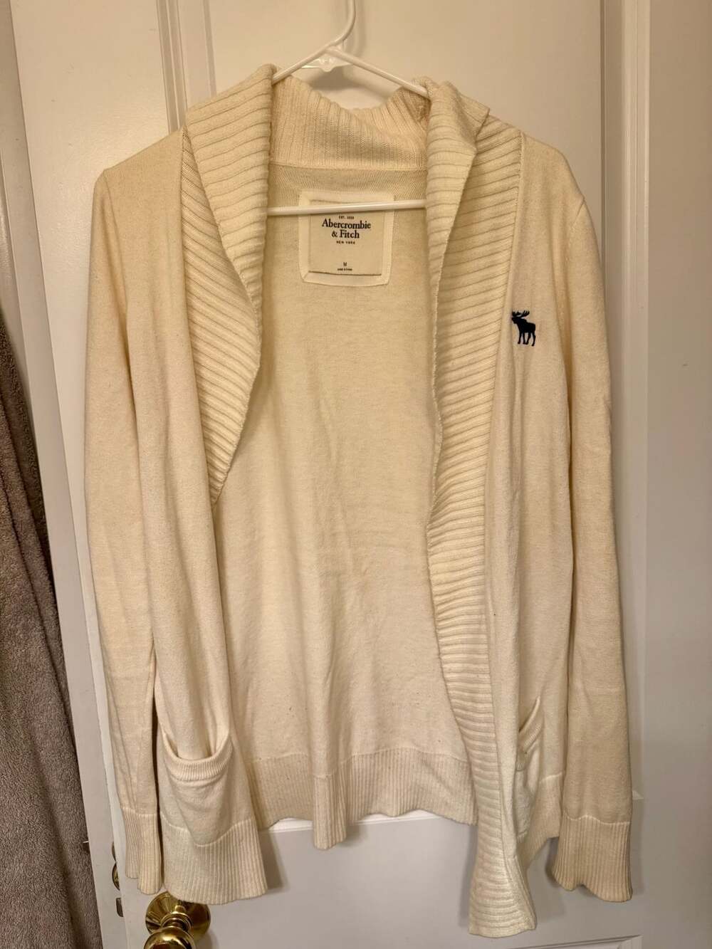 Abercrombie & Fitch Shawl Collar Cardigan Size M